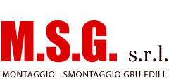 MSG gru montaggio smontaggio gru edili